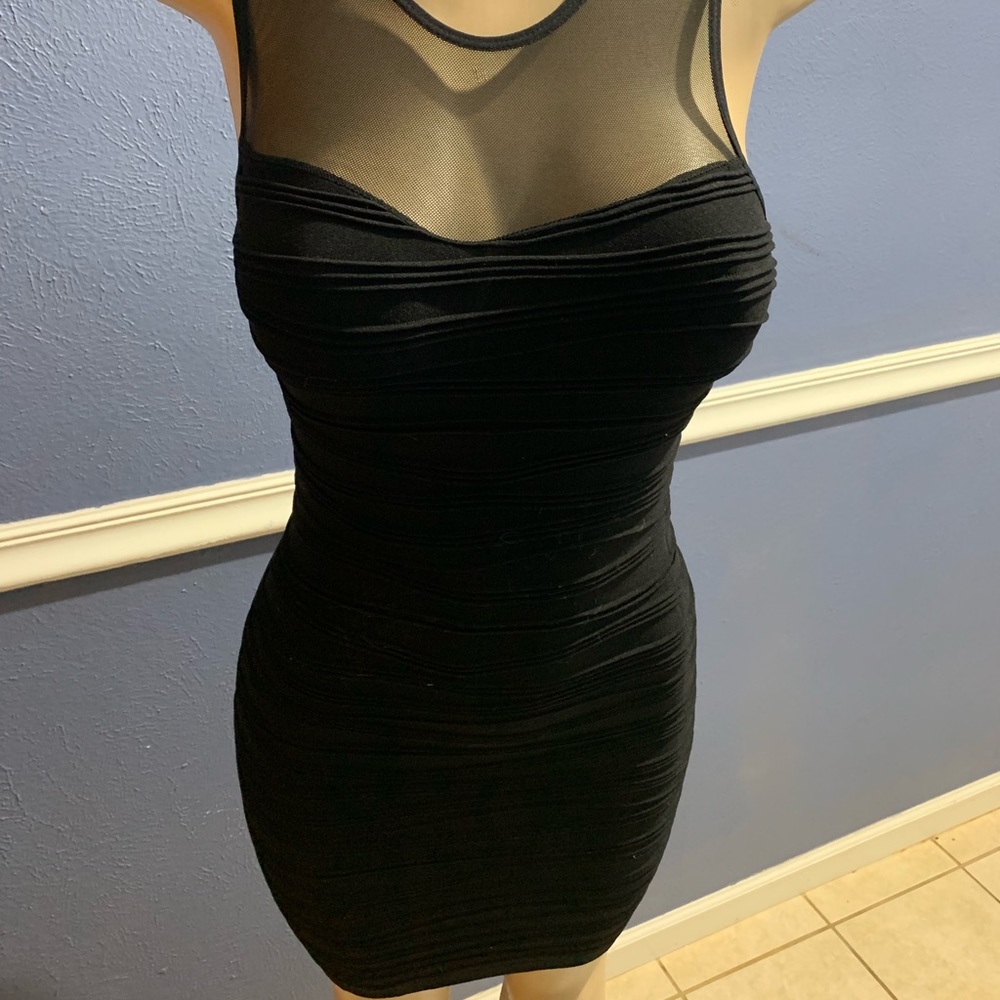 Sleeveless little black dress